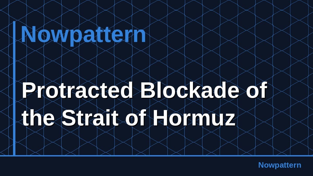 Protracted Blockade of the Strait of Hormuz